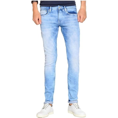 Textil Homem Jeans skinny a vita alta Harlow Pepe jeans  Azul