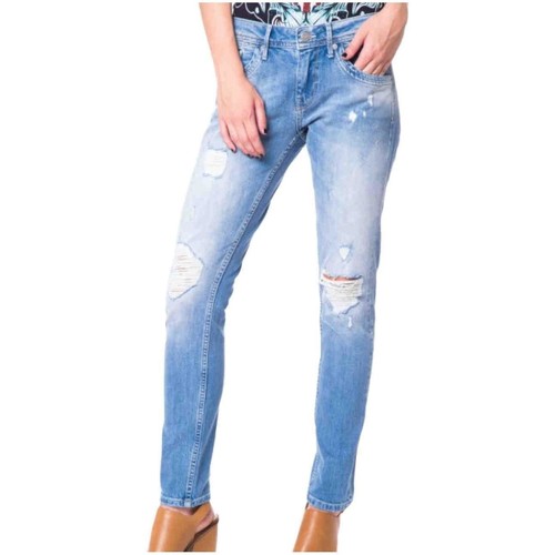 Textil Mulher Calças de ganga Pepe jeans  Azul