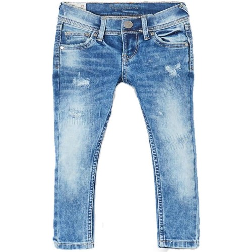 Textil Rapaz Calças de ganga Pepe jeans  Azul