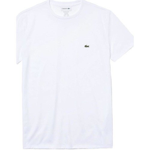 Textil Homem T-Shirt mangas curtas Lacoste dyet  Branco