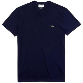 Textil Homem T-Shirt mangas curtas Lacoste  Azul