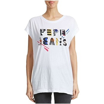 Textil Mulher Jeans for young people of all ages Pepe jeans  Branco