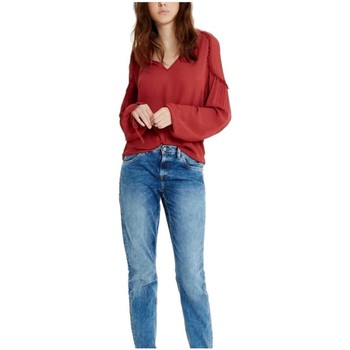 Textil Mulher Tops / Blusas Pepe jeans Burst  Vermelho