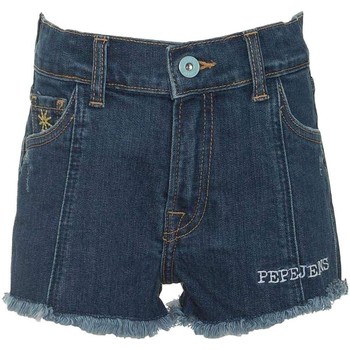 Textil Rapariga Shorts / Bermudas Pepe 15a952 Jeans  Azul