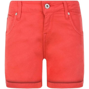 Textil Rapariga Shorts / Bermudas Pepe jeans  Vermelho