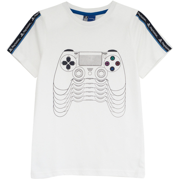 Textil Rapariga T-Shirt mangas curtas Playstation  Branco