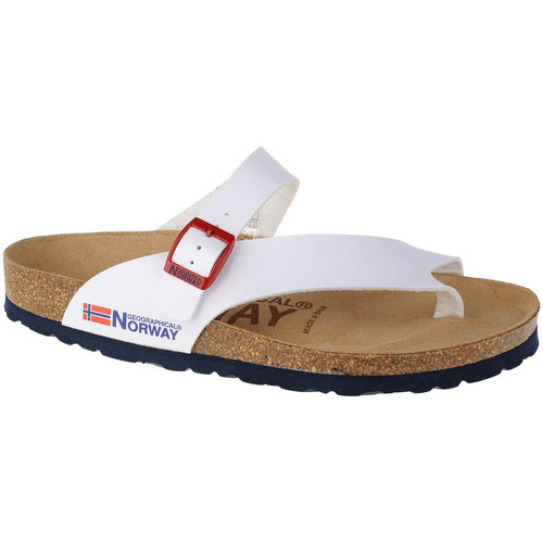 Sapatos Mulher Chinelos Geographical Norway A minha conta Branco
