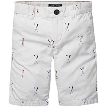 Textil Rapaz Shorts / Bermudas Tommy Hilfiger  Branco