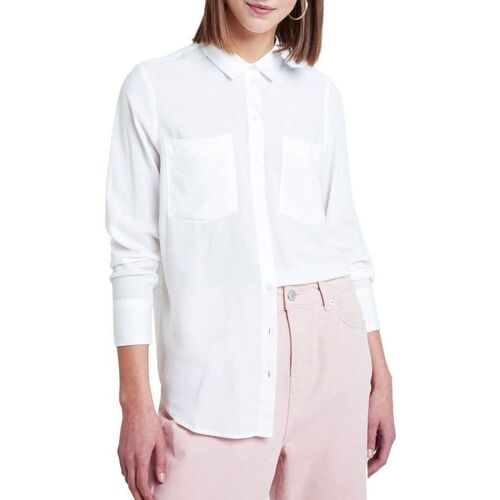 Textil Mulher Tops / Blusas Only Top Ray - Cashmere Blue Branco