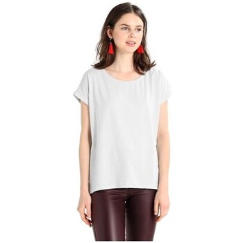 Textil Mulher Sweats Vila T-Shirt Dreamers - Plain Air Branco