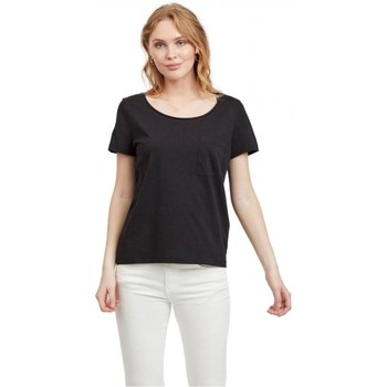 Textil Mulher Sweats Vila T-Shirt Susette - Black Preto