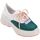 Sapatos Mulher Sapatilhas Melissa Sapatilhas Ugly - Beige White Green Multicolor