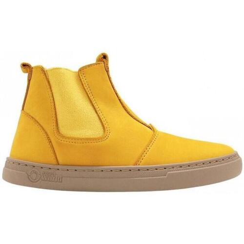 Sapatos Criança Botas Natural World Poder do arco-íris - Curry Amarelo