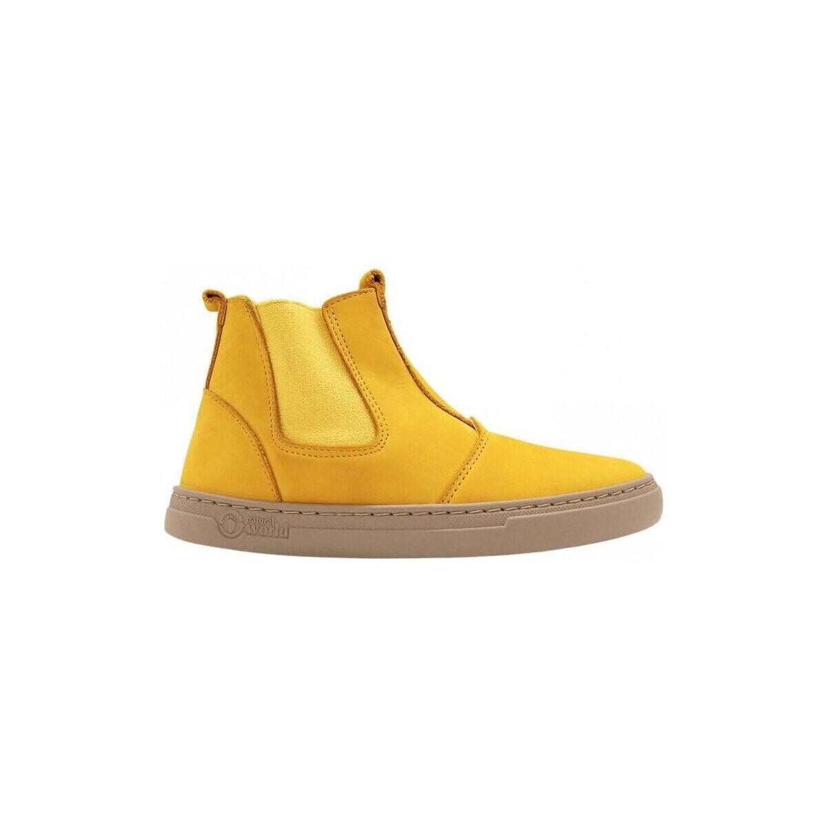 Sapatos Criança Botas Natural World Botas Criança Ada 6982 - Curry Amarelo