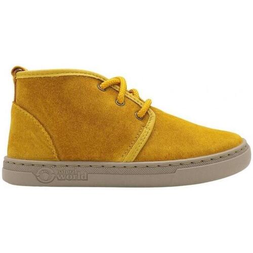 Sapatos Criança Botas Natural World Sapatos 102e - Marino Enz - Curry Amarelo