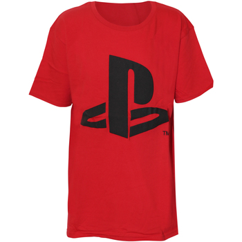 Textil Rapariga T-Shirt mangas curtas Playstation  Vermelho