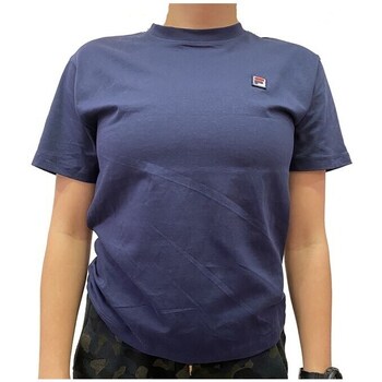 Textil Mulher T-Shirt mangas curtas puprle Fila Women Nova Tee Azul marinho
