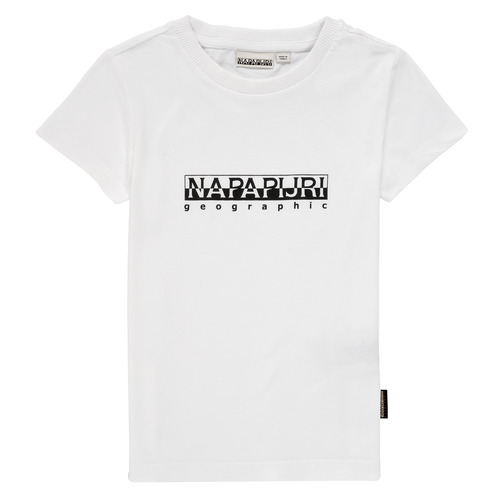 Textil Rapaz T-Shirt polo mangas curtas Napapijri S-BOX SS Branco