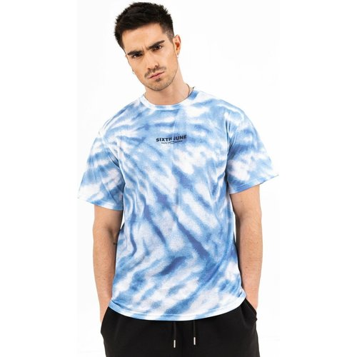 Textil Homem T-Shirt mangas curtas Sixth June T-shirt  tie dye Azul