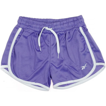Textil Rapariga Shorts blue / Bermudas Reebok Sport  Violeta