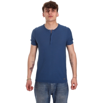 Textil Homem T-Shirt mangas curtas Gaudi 011BU53007 Azul