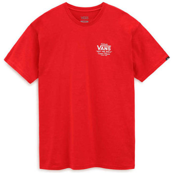 Textil Homem T-shirts e Pólos Vans T-Shirt  MN Holder ST Classic High Risk Red/White 