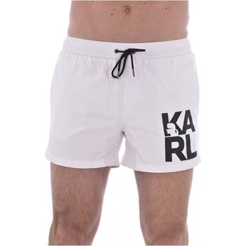 Textil Homem Fatos e shorts de banho Karl Lagerfeld KL21MBS02 Branco