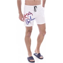 Textil Constantia Fatos e shorts de banho Karl Lagerfeld KL21MBM04 Branco