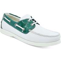 Sapatos Mulher Sapato de vela Seajure Gidaki Boat Shoe Verde e Branco