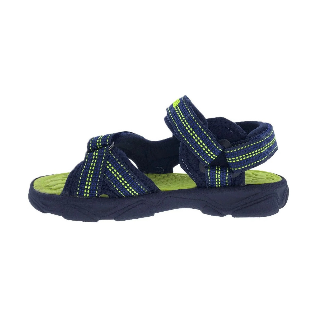 Sapatos Criança Chinelos Joma Chanclas  Wave Jr 2103 Navy Green Fluor Azul