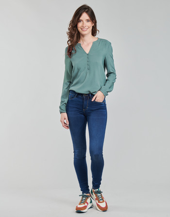 Textil Mulher Gangas Skinny Only ONLROYAL Azul / Escuro