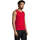 Textil Homem Tops sem mangas Sols Justin camiseta sin mangas Vermelho