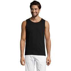 Textil Homem Tops sem mangas Sols Justin camiseta sin mangas Negro