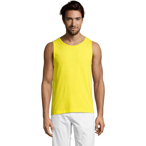 Textil Homem See U Soon Sols Justin camiseta sin mangas Amarelo