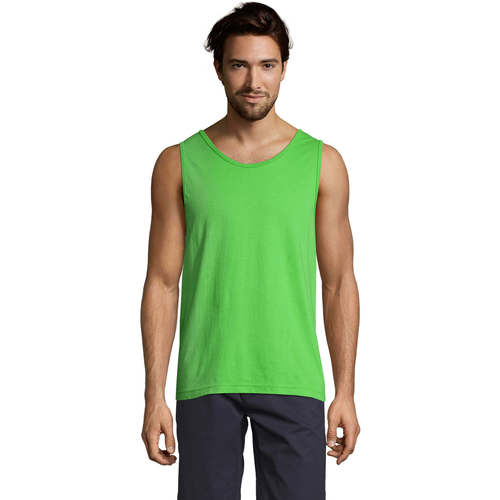 Textil Homem Sydney Men Sport Sols Justin camiseta sin mangas Verde