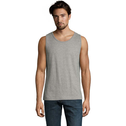 Textil Homem Todo o vestuário para homem Sols Justin camiseta sin mangas Cinza