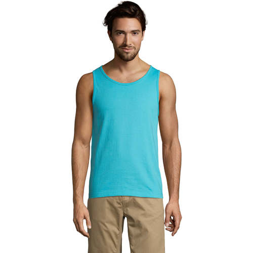 Textil Homem Sofás de canto Sols Justin camiseta sin mangas Azul