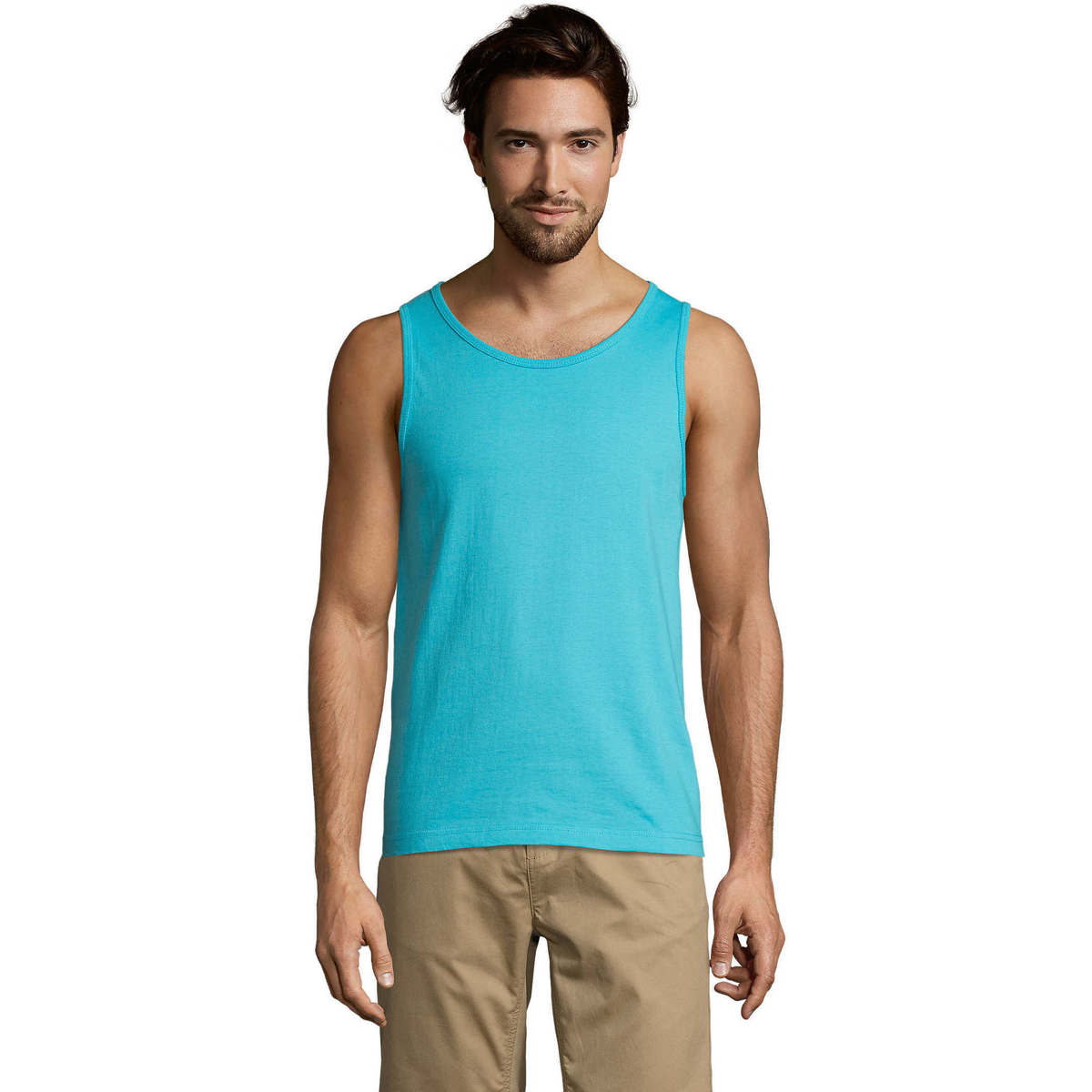 Textil Homem Painéis de Parede Justin camiseta sin mangas Azul