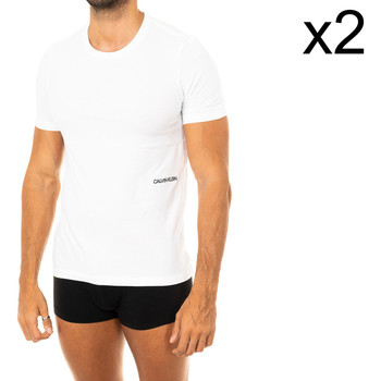 Roupa de interior Homem Camisolas de interior Calvin Klein Jeans NM1686A-100 Branco