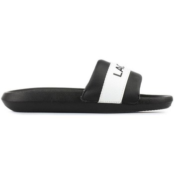 Sapatos Mulher Sapatos aquáticos Lacoste Croco Slide Preto, Branco