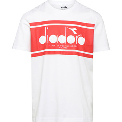 Textil Homem T-Shirt mangas curtas Diadora 502176632 Branco