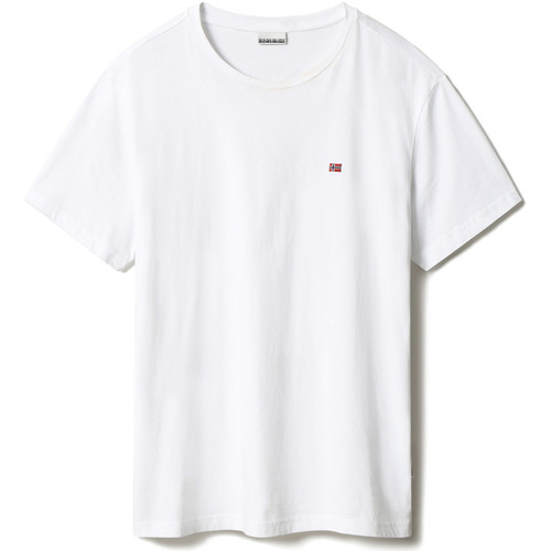 Textil Homem T-Shirt mangas curtas Napapijri NP0A4EW8 Branco