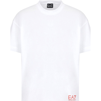Textil Homem T-shirts e Pólos Ea7 Emporio Armani 3KPT58 PJ02Z Branco
