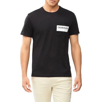 Textil Homem T-Shirt mangas curtas Calvin Klein Jeans K10K106531 Preto