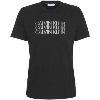 Textil Homem T-Shirt mangas curtas Calvin Klein Jeans K10K107158 Preto