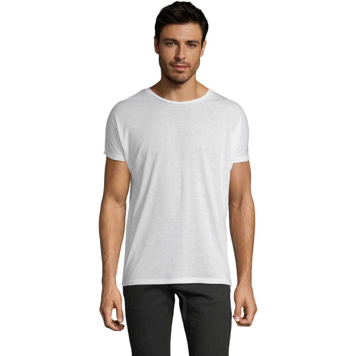 Textil Homem T-Shirt mangas curtas Sols CAMISETA HOMBRE SUBLIMACION Branco
