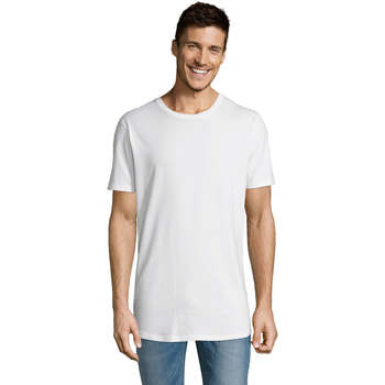 Textil Homem T-Shirt mangas curtas Sols CAMISETA LARGA DE HOMBRE Branco
