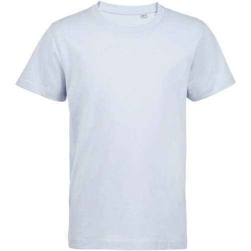 Textil Criança Polos mangas curta Sols Camiseta de niño con cuello redondo Azul