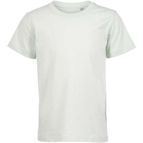 Textil ASHnça T-Shirt mangas curtas Sols Camiseta de niño con cuello redondo Verde