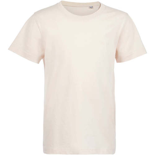 Textil ASHnça T-Shirt mangas curtas Sols Camiseta de niño con cuello redondo Rosa